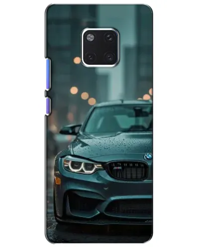 Чехол для Huawei Mate 20 Pro (LYA-L09, LYA-L29) с картинкой «BMW в огнях города»