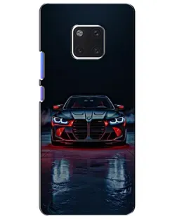 Чехол для Huawei Mate 20 Pro (LYA-L09, LYA-L29) с картинкой «BMW на мокрой дороге»