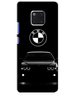 Чехол для Huawei Mate 20 Pro (LYA-L09, LYA-L29) с картинкой «BMW — взгляд из темноты»