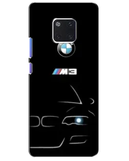 Чехол для Huawei Mate 20 Pro (LYA-L09, LYA-L29) с картинкой «Минималистичный принт BMW M3»