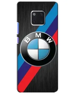 Чехол для Huawei Mate 20 Pro (LYA-L09, LYA-L29) с картинкой «BMW M-stripes стиль»