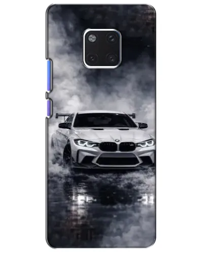 Чехол для Huawei Mate 20 Pro (LYA-L09, LYA-L29) с картинкой «BMW сквозь туман»