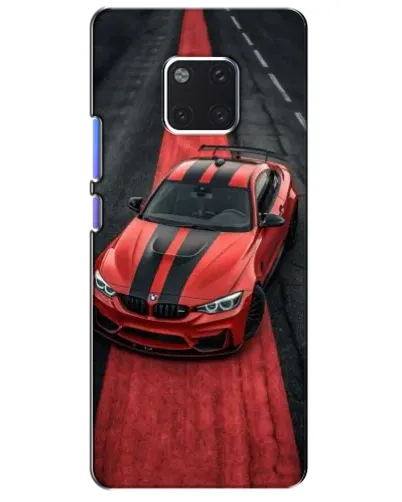 Чехол для Huawei Mate 20 Pro (LYA-L09, LYA-L29) с картинкой «BMW на красной дорожке»