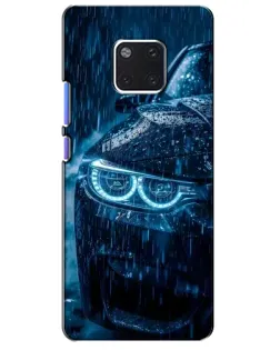 Чехол для Huawei Mate 20 Pro (LYA-L09, LYA-L29) с картинкой «BMW под дождем»