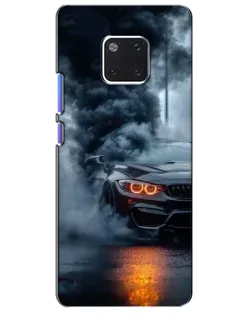 Чехол для Huawei Mate 20 Pro (LYA-L09, LYA-L29) с картинкой «BMW M-Power — абстракция»