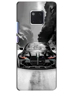 Чехол для Huawei Mate 20 Pro (LYA-L09, LYA-L29) с картинкой «BMW — акварельный дрифт»