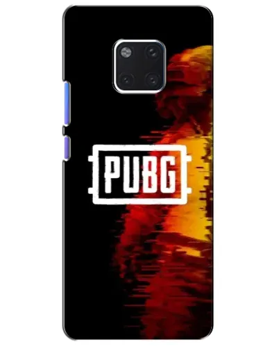 Чехол для Huawei Mate 20 Pro (LYA-L09, LYA-L29) с картинкой «Яркий логотип PUBG»