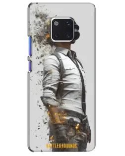 Чехол для Huawei Mate 20 Pro (LYA-L09, LYA-L29) с картинкой «PUBG — боец в пыли»