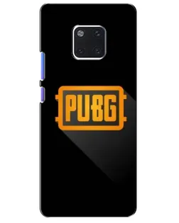 Чехол для Huawei Mate 20 Pro (LYA-L09, LYA-L29) с картинкой «PUBG — рамка лого»