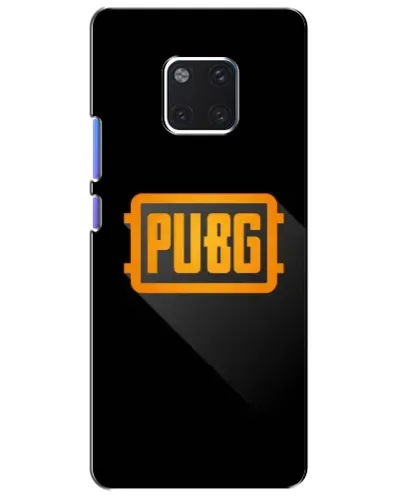 Чехол для Huawei Mate 20 Pro (LYA-L09, LYA-L29) с картинкой «PUBG — рамка лого»
