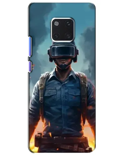 Чехол для Huawei Mate 20 Pro (LYA-L09, LYA-L29) с картинкой «PUBG — реалистичный герой»