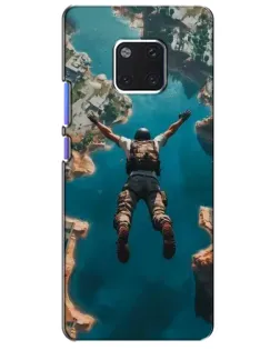 Чехол для Huawei Mate 20 Pro (LYA-L09, LYA-L29) с картинкой «PUBG — свободное падение»