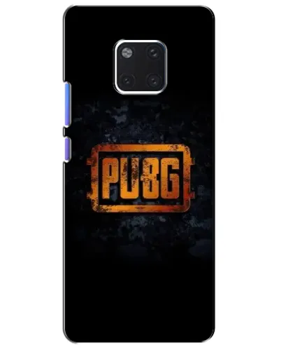 Чехол для Huawei Mate 20 Pro (LYA-L09, LYA-L29) с картинкой «PUBG — золотой логотип»