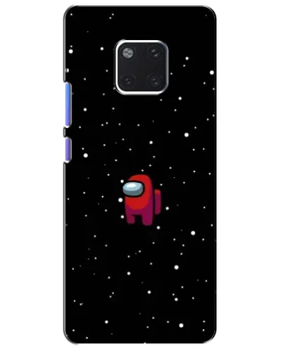 Чехол для Huawei Mate 20 Pro (LYA-L09, LYA-L29) с картинкой «Красный Among Us»
