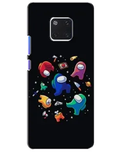 Чехол для Huawei Mate 20 Pro (LYA-L09, LYA-L29) с картинкой «Among Us космос»