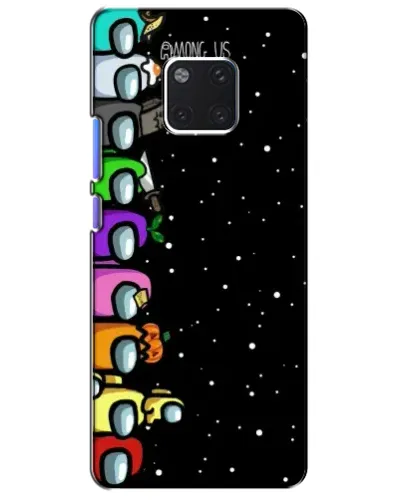 Чехол для Huawei Mate 20 Pro (LYA-L09, LYA-L29) с картинкой «Команда Among Us»