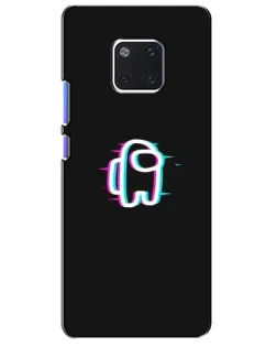 Чехол для Huawei Mate 20 Pro (LYA-L09, LYA-L29) с картинкой «Among Us неон»