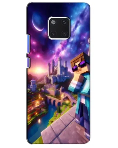 Чехол для Huawei Mate 20 Pro (LYA-L09, LYA-L29) с картинкой «Стив и космос» Чехол для Huawei Mate 20 Pro (LYA-L09, LYA-L29) с картинкой «Стив и космос»