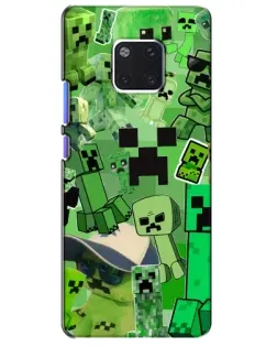 Чохол для Huawei Mate 20 Pro (LYA-L09, LYA-L29) з картинкою «Кріпери Minecraft» Чохол для Huawei Mate 20 Pro (LYA-L09, LYA-L29) з картинкою «Кріпери Minecraft»