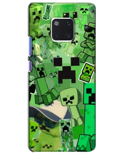 Чехол для Huawei Mate 20 Pro (LYA-L09, LYA-L29) с картинкой «Криперы Minecraft» Чехол для Huawei Mate 20 Pro (LYA-L09, LYA-L29) с картинкой «Криперы Minecraft»