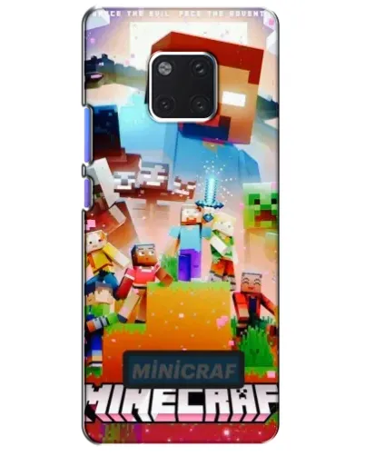 Чехол для Huawei Mate 20 Pro (LYA-L09, LYA-L29) с картинкой «Minecraft герои игры» Чехол для Huawei Mate 20 Pro (LYA-L09, LYA-L29) с картинкой «Minecraft герои игры»