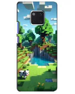 Чехол для Huawei Mate 20 Pro (LYA-L09, LYA-L29) с картинкой «Minecraft летний день»