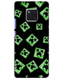 Чехол для Huawei Mate 20 Pro (LYA-L09, LYA-L29) с картинкой «Паттерн с криперами»