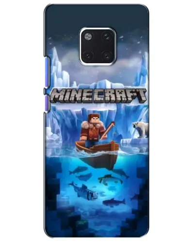 Чехол для Huawei Mate 20 Pro (LYA-L09, LYA-L29) с картинкой «Minecraft ледяной мир» Чехол для Huawei Mate 20 Pro (LYA-L09, LYA-L29) с картинкой «Minecraft ледяной мир»