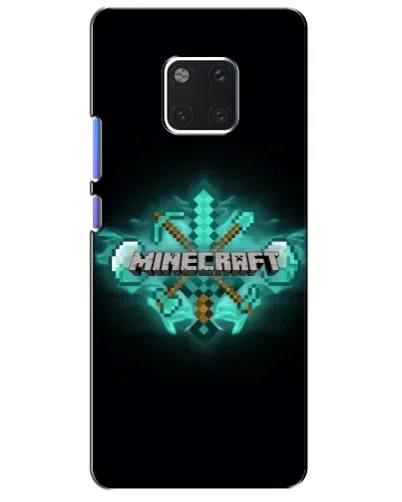 Чехол для Huawei Mate 20 Pro (LYA-L09, LYA-L29) с картинкой «Minecraft Diamond лого» Чехол для Huawei Mate 20 Pro (LYA-L09, LYA-L29) с картинкой «Minecraft Diamond лого»