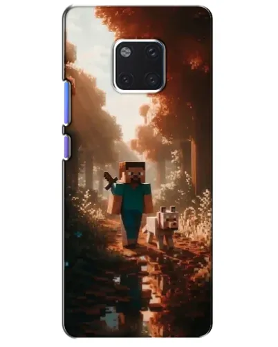 Чехол для Huawei Mate 20 Pro (LYA-L09, LYA-L29) с картинкой «Стив в лесу» Чехол для Huawei Mate 20 Pro (LYA-L09, LYA-L29) с картинкой «Стив в лесу»