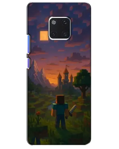 Чехол для Huawei Mate 20 Pro (LYA-L09, LYA-L29) с картинкой «Стив у башни» Чехол для Huawei Mate 20 Pro (LYA-L09, LYA-L29) с картинкой «Стив у башни»