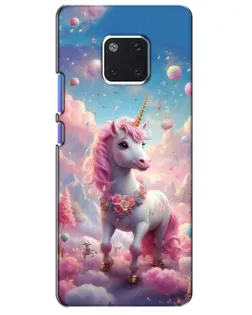Чехол для Huawei Mate 20 Pro (LYA-L09, LYA-L29) с картинкой «Единорог среди облаков»