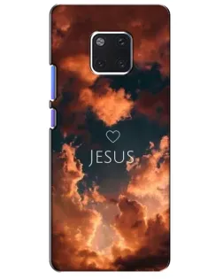 Чехол для Huawei Mate 20 Pro (LYA-L09, LYA-L29) с картинкой «Сияние Имени Jesus»