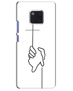 Чехол для Huawei Mate 20 Pro (LYA-L09, LYA-L29) с картинкой «Рука держит»