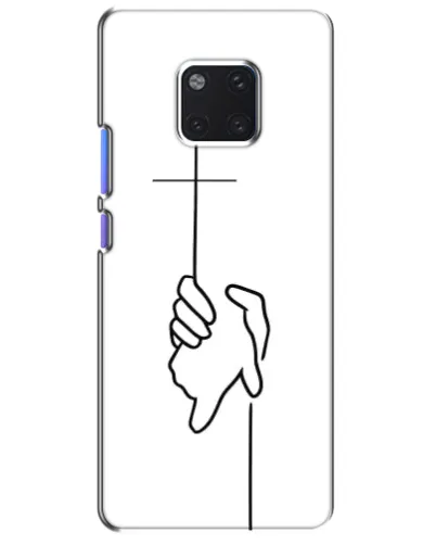 Чехол для Huawei Mate 20 Pro (LYA-L09, LYA-L29) с картинкой «Рука держит»