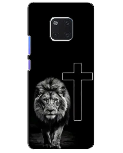 Чехол для Huawei Mate 20 Pro (LYA-L09, LYA-L29) с картинкой «Лев и Крест»