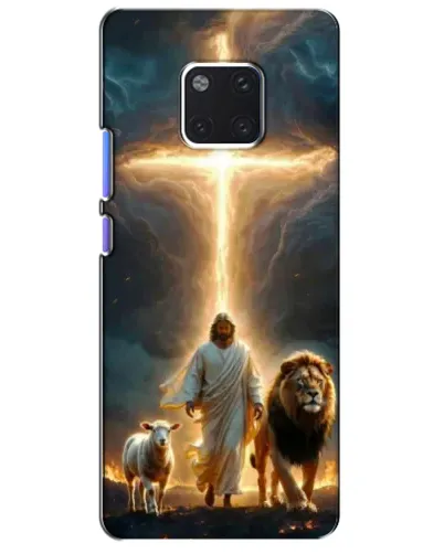 Чехол для Huawei Mate 20 Pro (LYA-L09, LYA-L29) с картинкой «Лев Иуды и Свет»