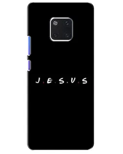 Чехол для Huawei Mate 20 Pro (LYA-L09, LYA-L29) с картинкой «Точки веры J.E.S.U.S.»