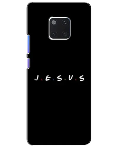 Чехол для Huawei Mate 20 Pro (LYA-L09, LYA-L29) с картинкой «Точки веры J.E.S.U.S.»
