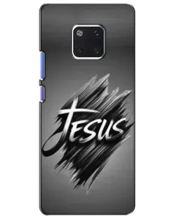 Чехол для Huawei Mate 20 Pro (LYA-L09, LYA-L29) с картинкой «Надпись Jesus Graffiti»