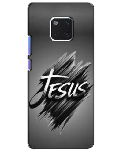 Чехол для Huawei Mate 20 Pro (LYA-L09, LYA-L29) с картинкой «Надпись Jesus Graffiti»