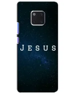 Чехол для Huawei Mate 20 Pro (LYA-L09, LYA-L29) с картинкой «Звездное небо Jesus»