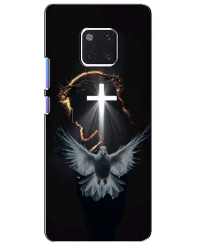 Чехол для Huawei Mate 20 Pro (LYA-L09, LYA-L29) с картинкой «Голубь и Свет»