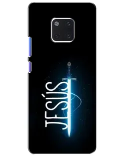 Чехол для Huawei Mate 20 Pro (LYA-L09, LYA-L29) с картинкой «Меч Духа Jesus»