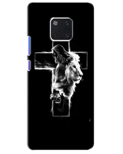 Чехол для Huawei Mate 20 Pro (LYA-L09, LYA-L29) с картинкой «Сияющий крест Jesus»