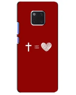 Чехол для Huawei Mate 20 Pro (LYA-L09, LYA-L29) с картинкой «Уравнение любви»