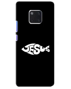 Чехол для Huawei Mate 20 Pro (LYA-L09, LYA-L29) с картинкой «Рыба Jesus»