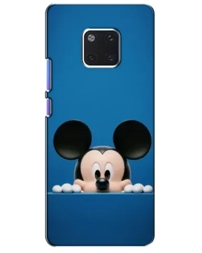 Чехол для Huawei Mate 20 Pro (LYA-L09, LYA-L29) с картинкой «Микки выглядывает»