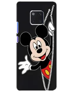 Чехол для Huawei Mate 20 Pro (LYA-L09, LYA-L29) с картинкой «Микки раздвигает стены»