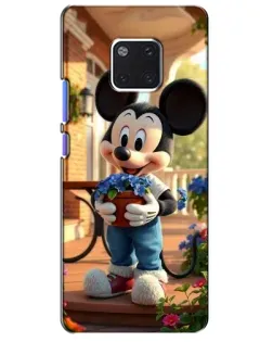 Чехол для Huawei Mate 20 Pro (LYA-L09, LYA-L29) с картинкой «Микки садовод»